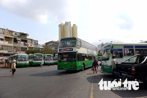 TP.HCM vận động học sinh đi xe buýt đưa rước đến trường - Ảnh 1. TP.HCM vận động học sinh đi xe buýt đưa rước đến trường - Ảnh 1.