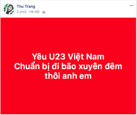 Fan bùng nổ với chiến thắng không tưởng của U23 Việt Nam - Ảnh 33. Fan bùng nổ với chiến thắng không tưởng của U23 Việt Nam - Ảnh 33.