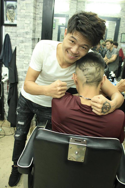 Dân mạng khoe tóc độc đáo, cổ vũ U23 Việt Nam - Ảnh 2. Dân mạng khoe tóc độc đáo, cổ vũ U23 Việt Nam - Ảnh 2.