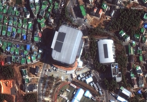 Ngắm ảnh vệ tinh các địa điểm Olympic mùa đông Pyeongchang - Ảnh 2. Ngắm ảnh vệ tinh các địa điểm Olympic mùa đông Pyeongchang - Ảnh 2.
