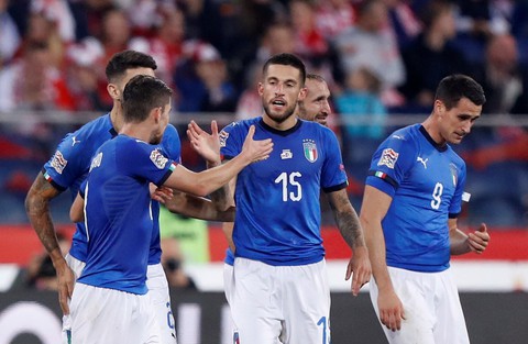 Ý thắng trận đầu tiên ở Nations League - Ảnh 1. Ý thắng trận đầu tiên ở Nations League - Ảnh 1.