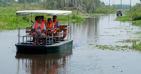 Bồng bềnh làng nổi Tân Lập ở Miền Tây - Ảnh 9. Bồng bềnh làng nổi Tân Lập ở Miền Tây - Ảnh 9.