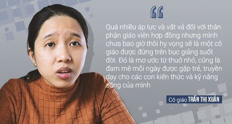 Thấp thỏm ‘phận’ giáo viên hợp đồng - Ảnh 4. Thấp thỏm ‘phận’ giáo viên hợp đồng - Ảnh 4.