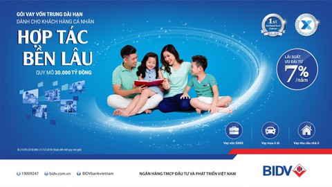 BIDV mở rộng gói tín dụng ‘Hợp tác bền lâu’ lên 30.000 tỷ đồng - Ảnh 1. BIDV mở rộng gói tín dụng ‘Hợp tác bền lâu’ lên 30.000 tỷ đồng - Ảnh 1.