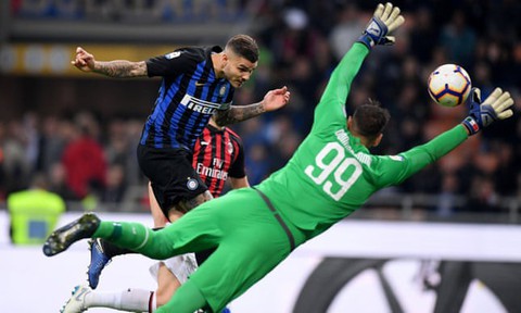 Icardi ghi bàn phút cuối, Inter thắng nghẹt thở Milan - Ảnh 1. Icardi ghi bàn phút cuối, Inter thắng nghẹt thở Milan - Ảnh 1.