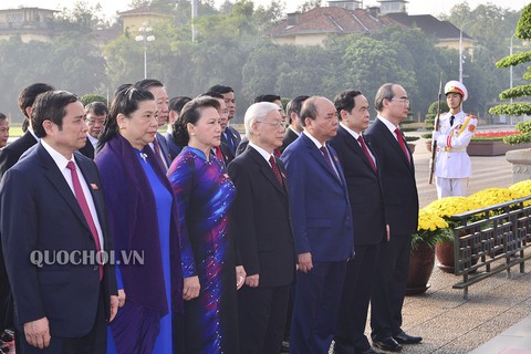 Quốc hội khai mạc kỳ họp thứ 6: Bầu Chủ tịch nước, lấy phiếu tín nhiệm - Ảnh 1. Quốc hội khai mạc kỳ họp thứ 6: Bầu Chủ tịch nước, lấy phiếu tín nhiệm - Ảnh 1.