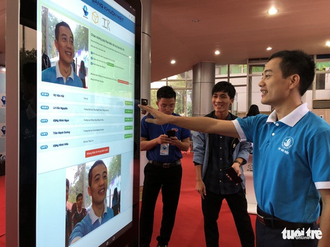 Không gian Đại hội sáng tạo của sinh viên thủ đô - Ảnh 1. Không gian Đại hội sáng tạo của sinh viên thủ đô - Ảnh 1.