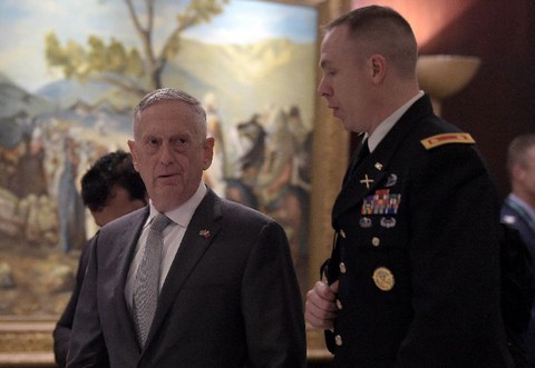 Bộ trưởng Quốc phòng Mỹ James Mattis: ‘Nga không thể thay Mỹ ở Trung Đông’ - Ảnh 1. Bộ trưởng Quốc phòng Mỹ James Mattis: ‘Nga không thể thay Mỹ ở Trung Đông’ - Ảnh 1.
