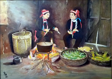 Giấc mơ màu - tranh của nhiếp ảnh gia và nhà báo - Ảnh 2. Giấc mơ màu - tranh của nhiếp ảnh gia và nhà báo - Ảnh 2.