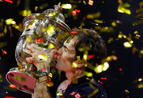 Federer giành danh hiệu thứ 99 trong sự nghiệp - Ảnh 1. Federer giành danh hiệu thứ 99 trong sự nghiệp - Ảnh 1.