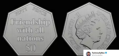 Anh làm đồng tiền kỷ niệm Brexit - Ảnh 1. Anh làm đồng tiền kỷ niệm Brexit - Ảnh 1.