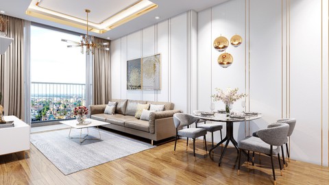 Bên trong căn hộ nội thất siêu sang ở Eco Green Saigon - Ảnh 1. Bên trong căn hộ nội thất siêu sang ở Eco Green Saigon - Ảnh 1.