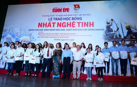 Trao học bổng Nhất nghệ tinh cho 106 học viên khó khăn - Ảnh 1. Trao học bổng Nhất nghệ tinh cho 106 học viên khó khăn - Ảnh 1.