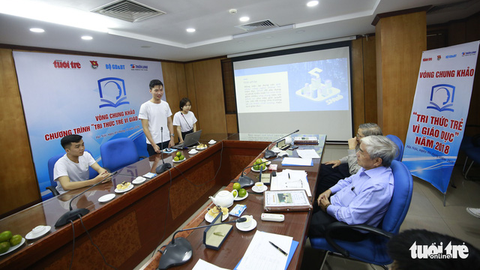 Chung khảo Tri thức trẻ vì giáo dục 2018 - Ảnh 1. Chung khảo Tri thức trẻ vì giáo dục 2018 - Ảnh 1.