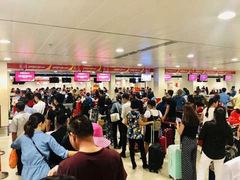 Hàng không tăng chuyến bay giải tỏa khách ở sân bay - Ảnh 1. Hàng không tăng chuyến bay giải tỏa khách ở sân bay - Ảnh 1.