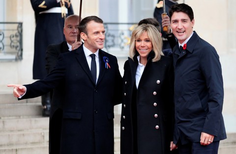 Ông Trump và Putin dự kỷ niệm 100 năm kết thúc Thế chiến I tại Paris - Ảnh 3. Ông Trump và Putin dự kỷ niệm 100 năm kết thúc Thế chiến I tại Paris - Ảnh 3.