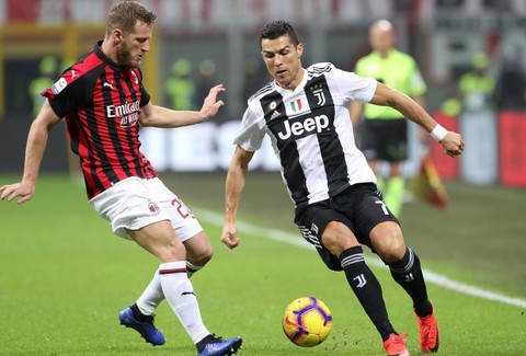 Ronaldo lập công, Juventus thắng thuyết phục Milan - Ảnh 1. Ronaldo lập công, Juventus thắng thuyết phục Milan - Ảnh 1.