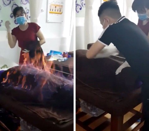 Thót tim chữa bệnh bằng lửa - Ảnh 1. Thót tim chữa bệnh bằng lửa - Ảnh 1.