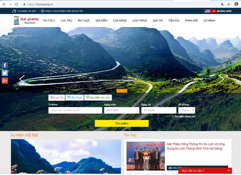 Hà Giang khai trương cổng thông tin điện tử du lịch thông minh - Ảnh 1. Hà Giang khai trương cổng thông tin điện tử du lịch thông minh - Ảnh 1.
