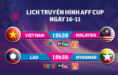 Lịch trực tiếp AFF Cup 2018: Việt Nam quyết đấu Malaysia - Ảnh 1. Lịch trực tiếp AFF Cup 2018: Việt Nam quyết đấu Malaysia - Ảnh 1.