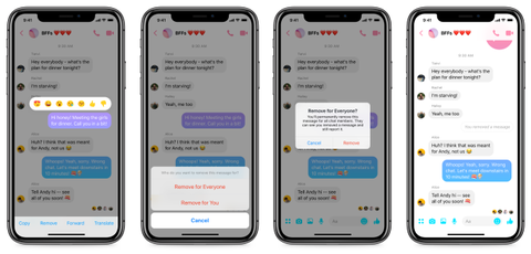 Facebook bắt đầu triển khai nút ‘Unsend’ trong Messenger - Ảnh 1. Facebook bắt đầu triển khai nút ‘Unsend’ trong Messenger - Ảnh 1.