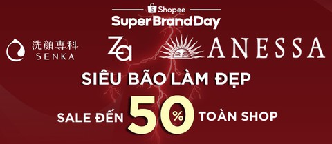 “Sale khủng” đến 50% từ các thương hiệu của Shiseido C&PC trên Shopee - Ảnh 1. “Sale khủng” đến 50% từ các thương hiệu của Shiseido C&PC trên Shopee - Ảnh 1.