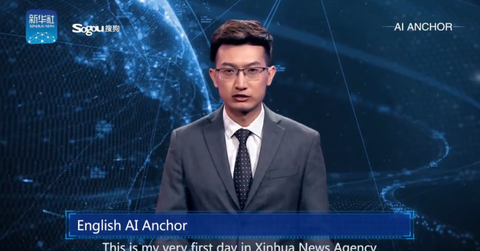 Nhiều chuyên gia nghi ngờ người dẫn chương trình nhân tạo của Trung Quốc - Ảnh 1. Nhiều chuyên gia nghi ngờ người dẫn chương trình nhân tạo của Trung Quốc - Ảnh 1.