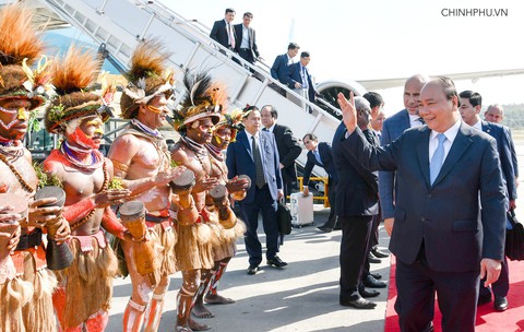 Thủ tướng Nguyễn Xuân Phúc dự APEC 26 tại Papua New Guinea - Ảnh 1. Thủ tướng Nguyễn Xuân Phúc dự APEC 26 tại Papua New Guinea - Ảnh 1.