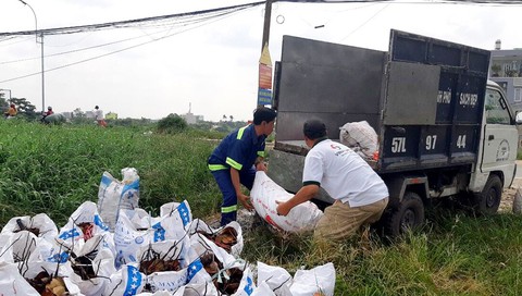 Chịu không xiết, dân hùn tiền thưởng nóng người báo tin xả rác - Ảnh 1. Chịu không xiết, dân hùn tiền thưởng nóng người báo tin xả rác - Ảnh 1.