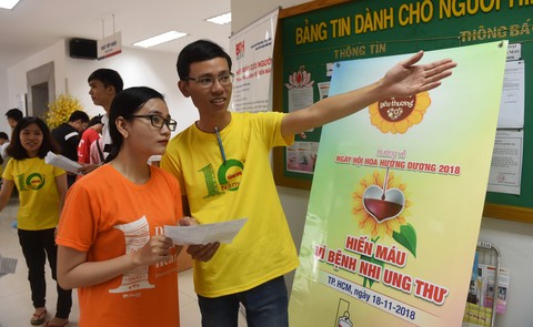 Hiến máu sẻ chia cùng bệnh nhi ung thư - Ảnh 7. Hiến máu sẻ chia cùng bệnh nhi ung thư - Ảnh 7.