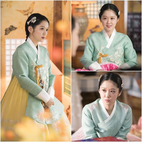 Jang Na Ra đẹp như gái 20 vào vai hoàng hậu - Ảnh 8. Jang Na Ra đẹp như gái 20 vào vai hoàng hậu - Ảnh 8.