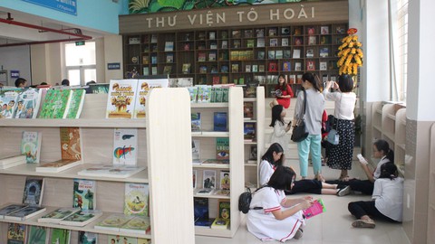 Khánh thành thư viện Tô Hoài - Ảnh 1. Khánh thành thư viện Tô Hoài - Ảnh 1.