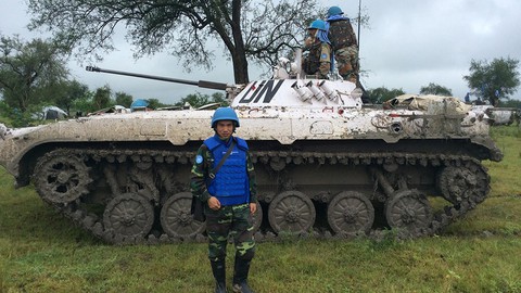 70 năm lực lượng mũ nồi xanh Liên Hiệp Quốc - kỳ cuối: Sự tham gia của Việt Nam - Ảnh 3. 70 năm lực lượng mũ nồi xanh Liên Hiệp Quốc - kỳ cuối: Sự tham gia của Việt Nam - Ảnh 3.