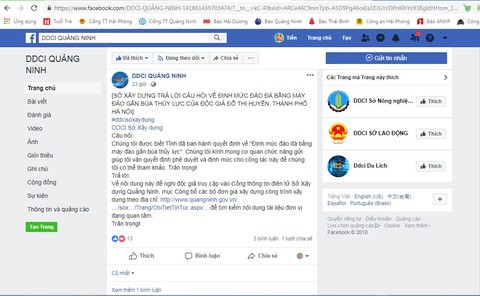 Quảng Ninh dùng Facebook đối thoại với dân và doanh nghiệp - Ảnh 2. Quảng Ninh dùng Facebook đối thoại với dân và doanh nghiệp - Ảnh 2.