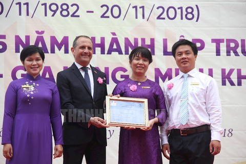 Hai trường học tại TPHCM được gắn Nhãn hiệu LabelFranceEducation - Ảnh 1. Hai trường học tại TPHCM được gắn Nhãn hiệu LabelFranceEducation - Ảnh 1.