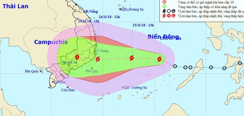 Áp thấp nhiệt đới mạnh thành bão số 9, tiếp tục mạnh lên - Ảnh 1. Áp thấp nhiệt đới mạnh thành bão số 9, tiếp tục mạnh lên - Ảnh 1.
