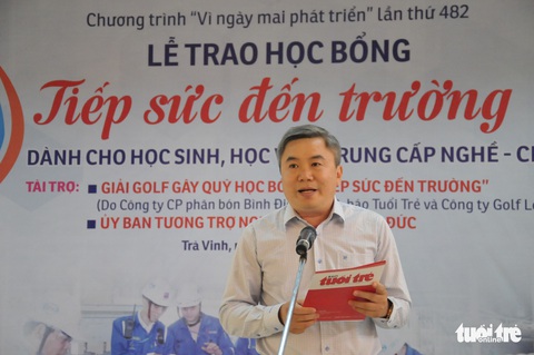 Tiếp sức đến trường cho 166 học sinh trường nghề ở ĐBSCL - Ảnh 1. Tiếp sức đến trường cho 166 học sinh trường nghề ở ĐBSCL - Ảnh 1.