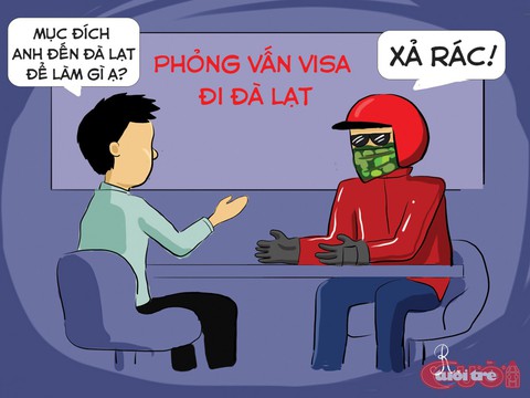 Cơn sốt Đà Lạt qua tranh biếm họa - Ảnh 5. Cơn sốt Đà Lạt qua tranh biếm họa - Ảnh 5.