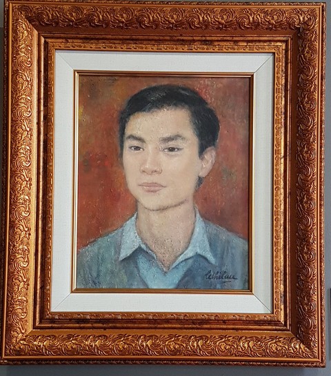 Xem tranh tại triển lãm Lê Thị Lựu - Ấn tượng hoàng hôn - Ảnh 13.