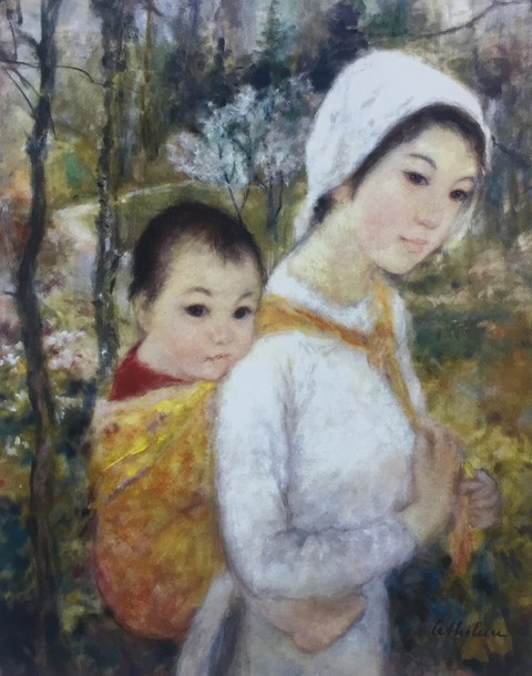 Đón 26 tác phẩm của họa sĩ Lê Thị Lựu tại triển lãm Ấn tượng hoàng hôn - Ảnh 7. Đón 26 tác phẩm của họa sĩ Lê Thị Lựu tại triển lãm Ấn tượng hoàng hôn - Ảnh 7.