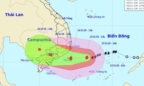 Bình Thuận cho học sinh nghỉ học, tăng cường bảo vệ du khách - Ảnh 1. Bình Thuận cho học sinh nghỉ học, tăng cường bảo vệ du khách - Ảnh 1.