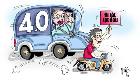 Đi tắt, tạt đầu - Ảnh 1. Đi tắt, tạt đầu - Ảnh 1.