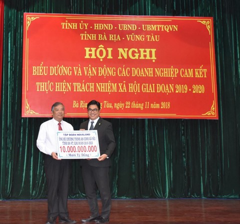 Novaland cam kết thực hiện trách nhiệm xã hội tại Bà Rịa - Vũng Tàu - Ảnh 2. Novaland cam kết thực hiện trách nhiệm xã hội tại Bà Rịa - Vũng Tàu - Ảnh 2.