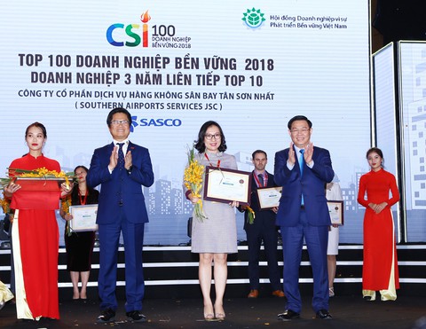 Ba năm SASCO đứng top 10 doanh nghiệp phát triển bền vững Việt Nam - Ảnh 1. Ba năm SASCO đứng top 10 doanh nghiệp phát triển bền vững Việt Nam - Ảnh 1.
