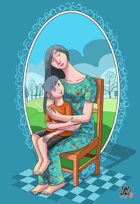 Đôi mắt trong gương - Ảnh 1. Đôi mắt trong gương - Ảnh 1.