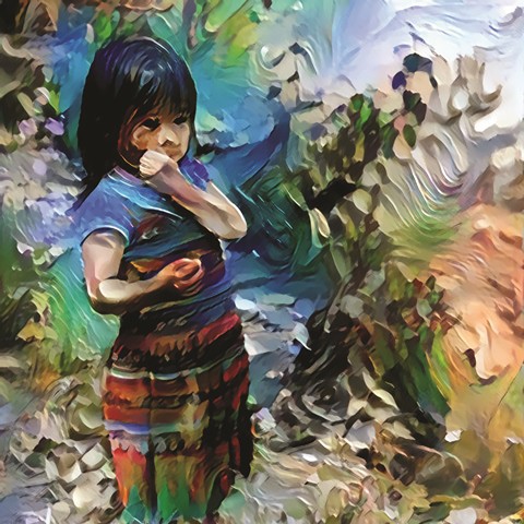 Sửng sốt với những tác phẩm bằng AI của trẻ em miền núi Lào Cai - Ảnh 1. Sửng sốt với những tác phẩm bằng AI của trẻ em miền núi Lào Cai - Ảnh 1.