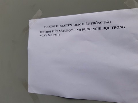 Thời tiết xấu, Biên Hòa chủ động cho học sinh nghỉ học - Ảnh 1. Thời tiết xấu, Biên Hòa chủ động cho học sinh nghỉ học - Ảnh 1.