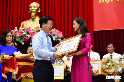 Bế mạc hội thi Giảng viên lý luận chính trị giỏi toàn quốc 2018 - Ảnh 1. Bế mạc hội thi Giảng viên lý luận chính trị giỏi toàn quốc 2018 - Ảnh 1.