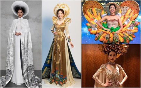 Người đẹp Việt thi nhan sắc quốc tế: áo dài luôn là lựa chọn an toàn? - Ảnh 1. Người đẹp Việt thi nhan sắc quốc tế: áo dài luôn là lựa chọn an toàn? - Ảnh 1.