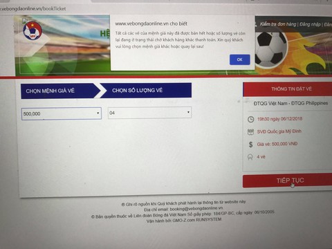 Đã bán hết vé trận lượt về Việt Nam – Philippines? - Ảnh 1. Đã bán hết vé trận lượt về Việt Nam – Philippines? - Ảnh 1.